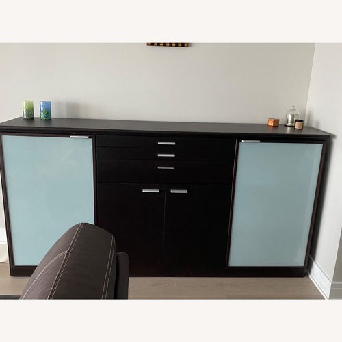 Used Ligne Roset Concerto Dark Brown Sideboard for sale on AptDeco