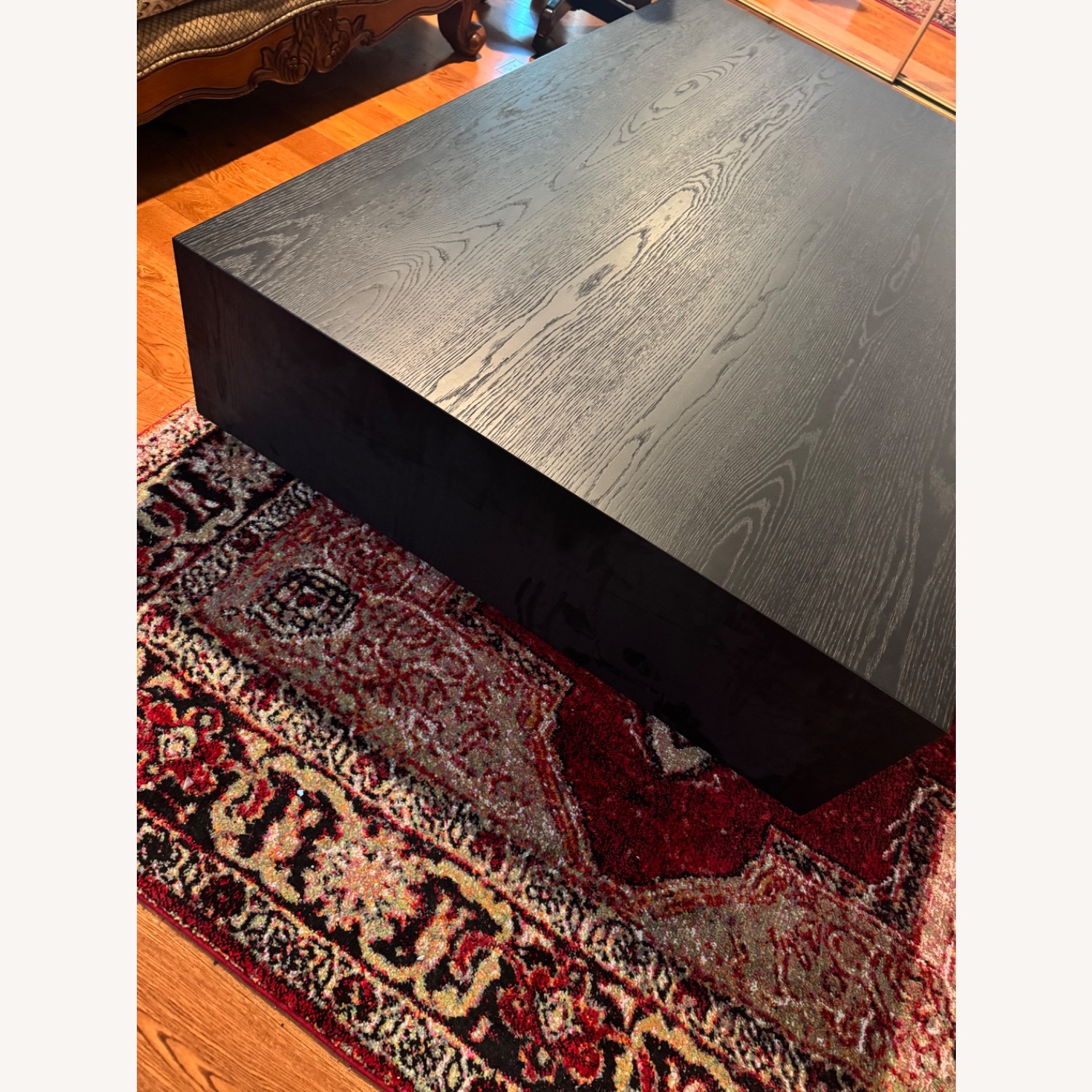 Arhaus Black Wood Coffee Table - image-4