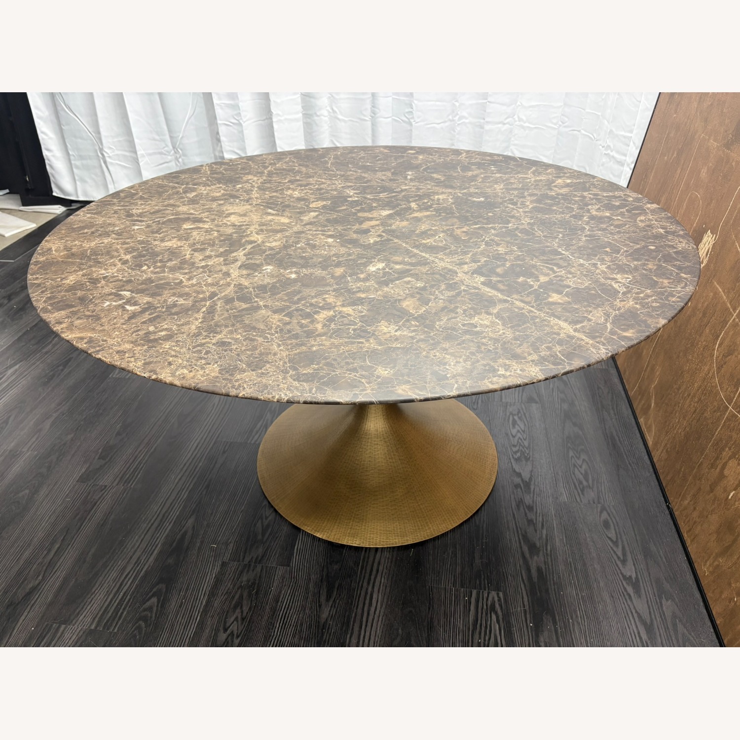 Restoration Hardware Aero Stone Round Dining Table – 60" - image-10