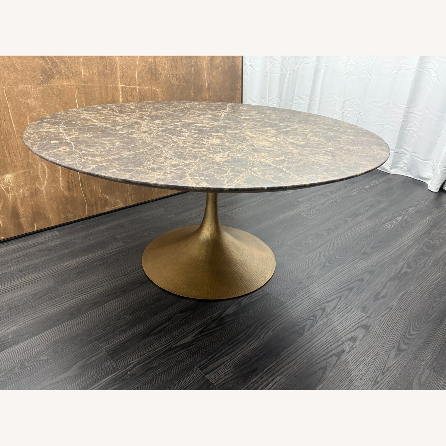 Restoration Hardware Aero Stone Round Dining Table – 60" - image-25