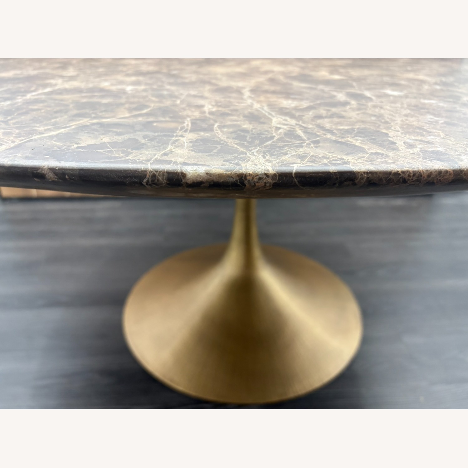 Restoration Hardware Aero Stone Round Dining Table – 60" - image-3