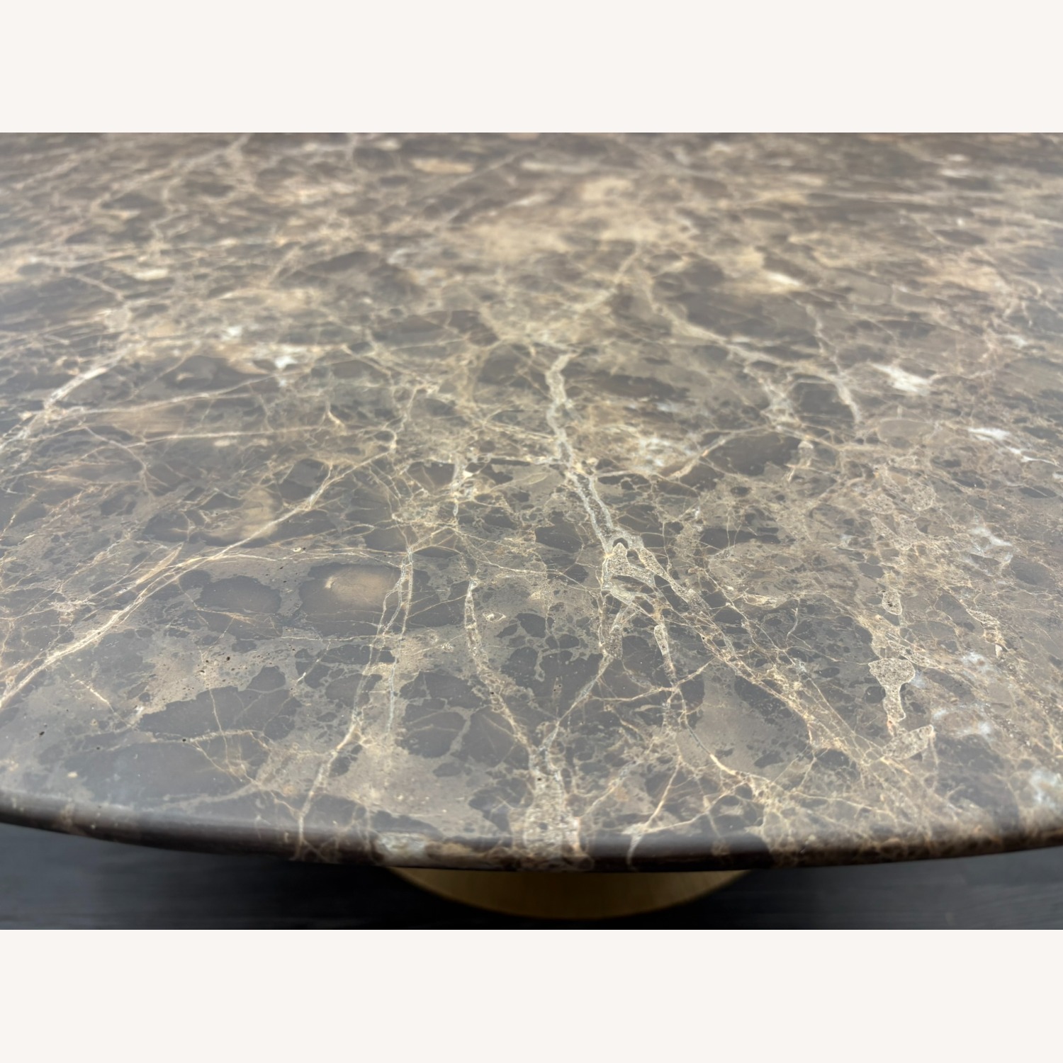 Restoration Hardware Aero Stone Round Dining Table – 60" - image-2