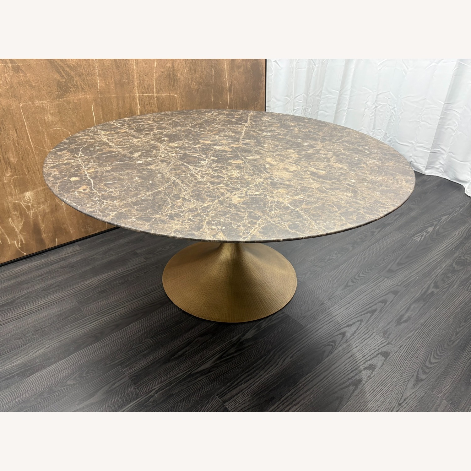 Restoration Hardware Aero Stone Round Dining Table – 60" - image-16