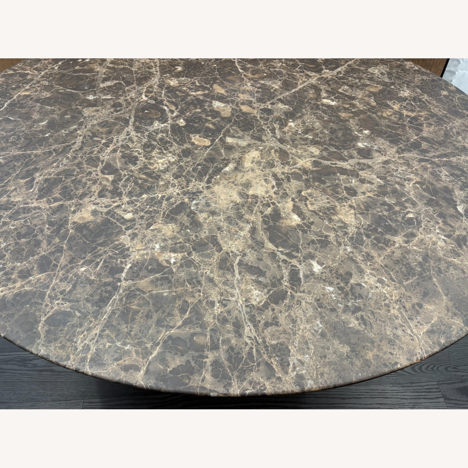 Restoration Hardware Aero Stone Round Dining Table – 60" - image-4