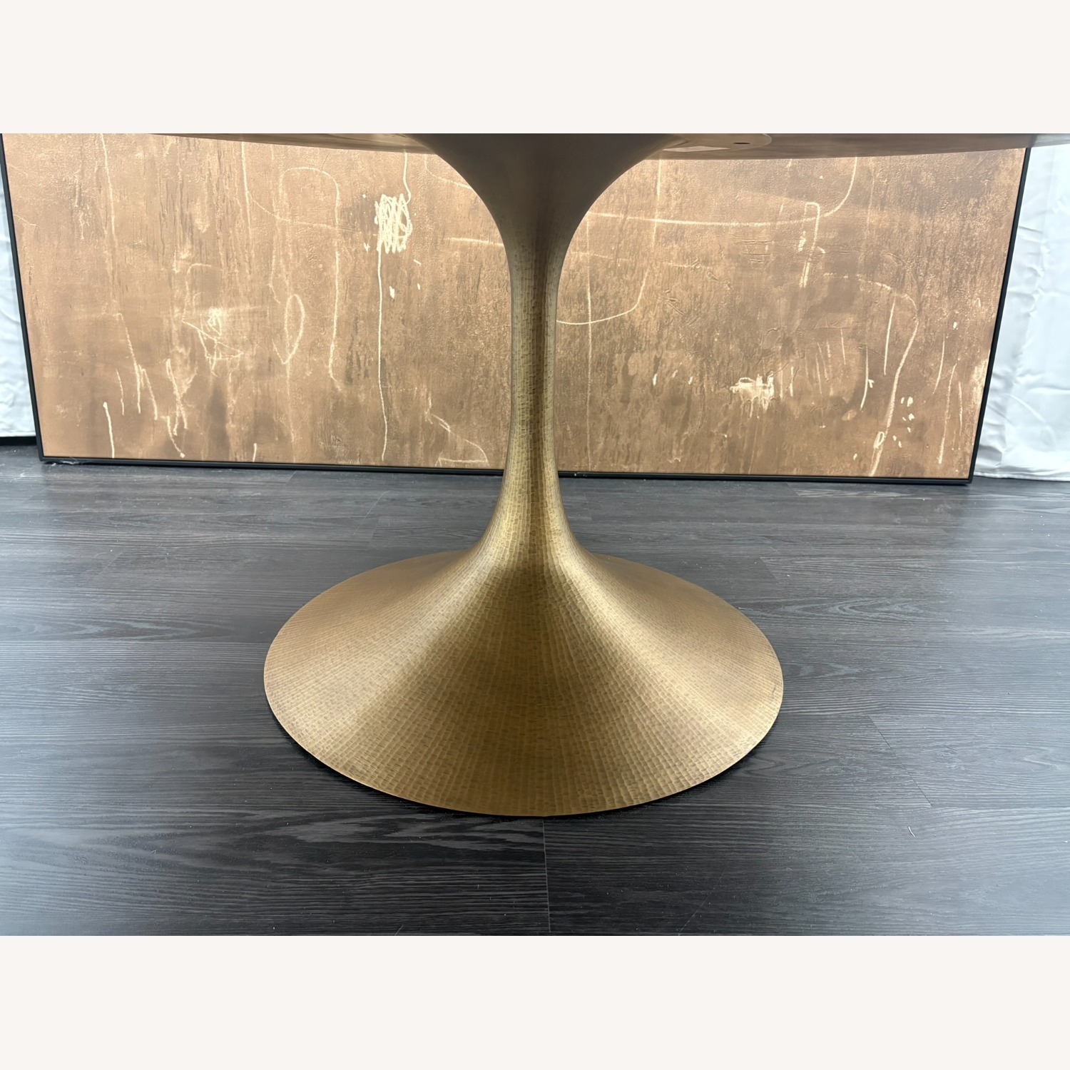 Restoration Hardware Aero Stone Round Dining Table – 60" - image-19