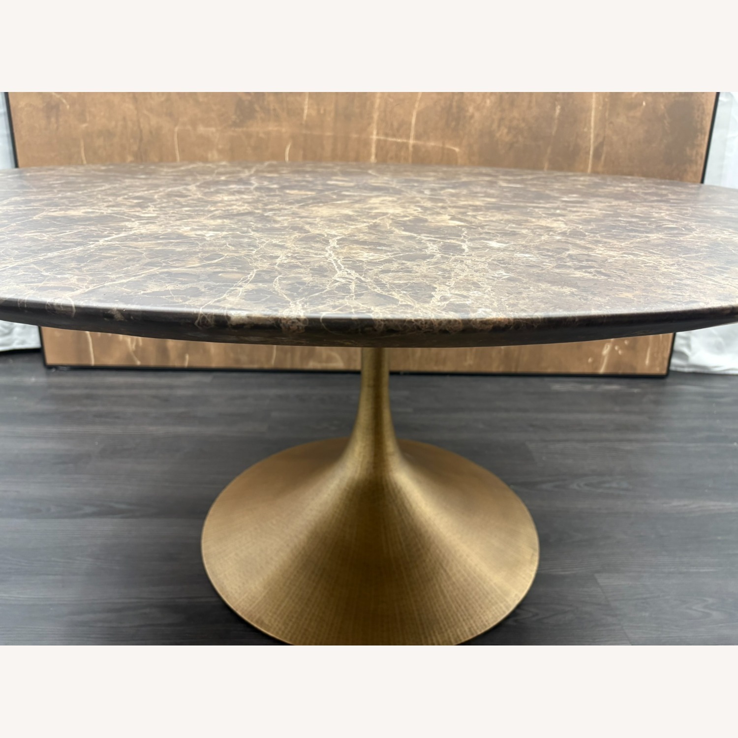 Restoration Hardware Aero Stone Round Dining Table – 60" - image-20