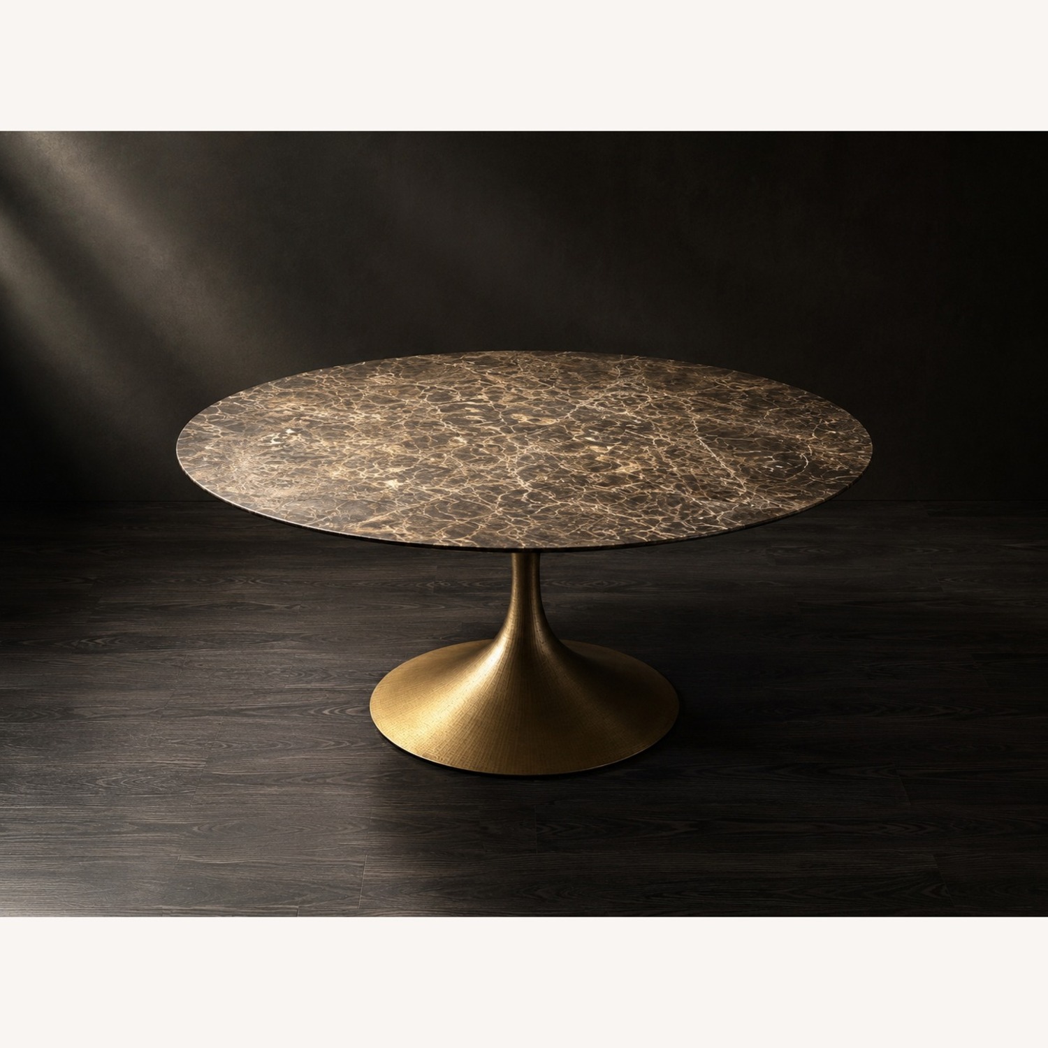Restoration Hardware Aero Stone Round Dining Table – 60" - image-27