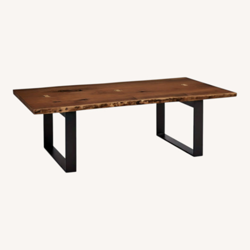 Used Room & Board Chilton Dark Brown Wood Coffee Table for sale on AptDeco