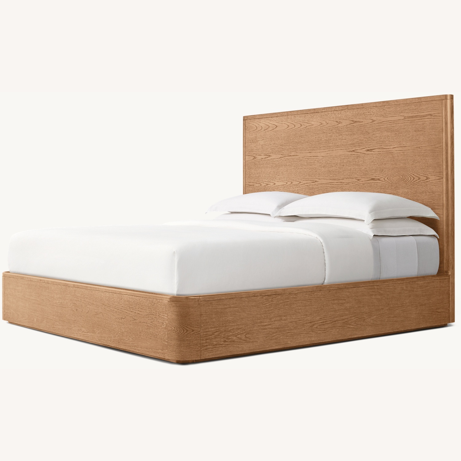 Restoration Hardware Breton Natural Wood King Bed - image-5