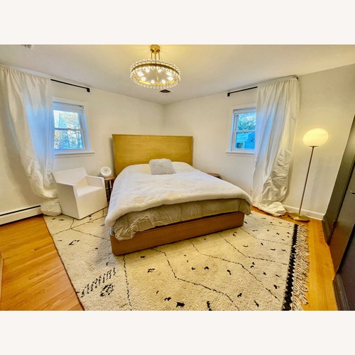 Used Restoration Hardware Breton Natural Wood King Bed for sale on AptDeco