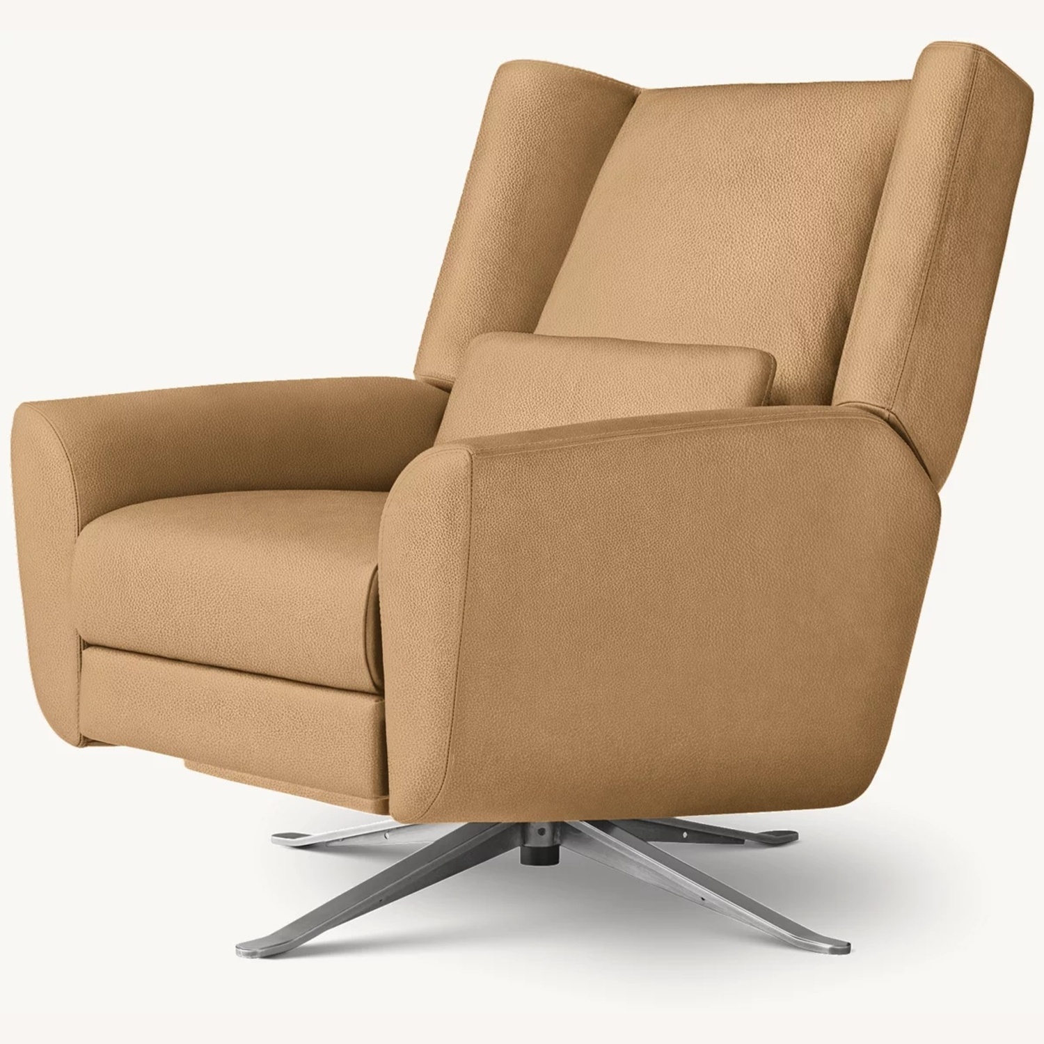 Restoration Hardware Natural Leather Recliner - image-6