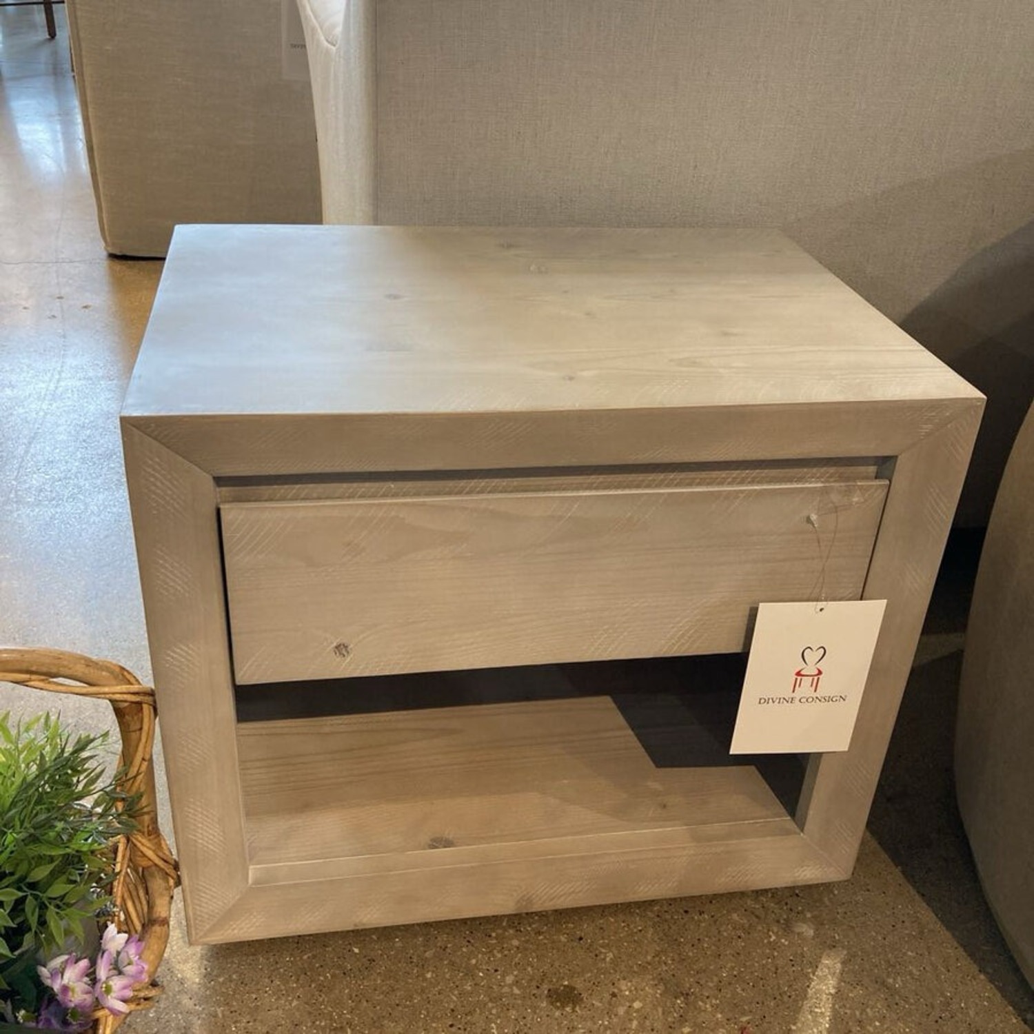 Restoration Hardware Callum 1-Drawer Nightstand - image-8
