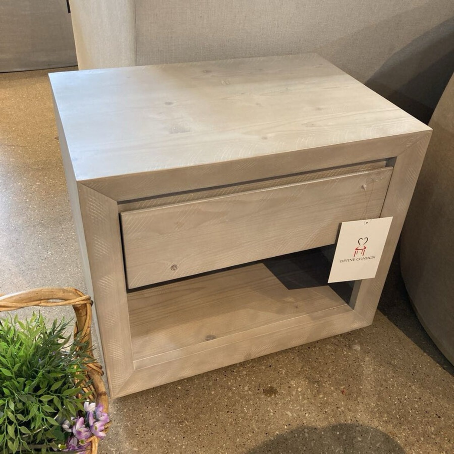 Restoration Hardware Callum 1-Drawer Nightstand - image-2