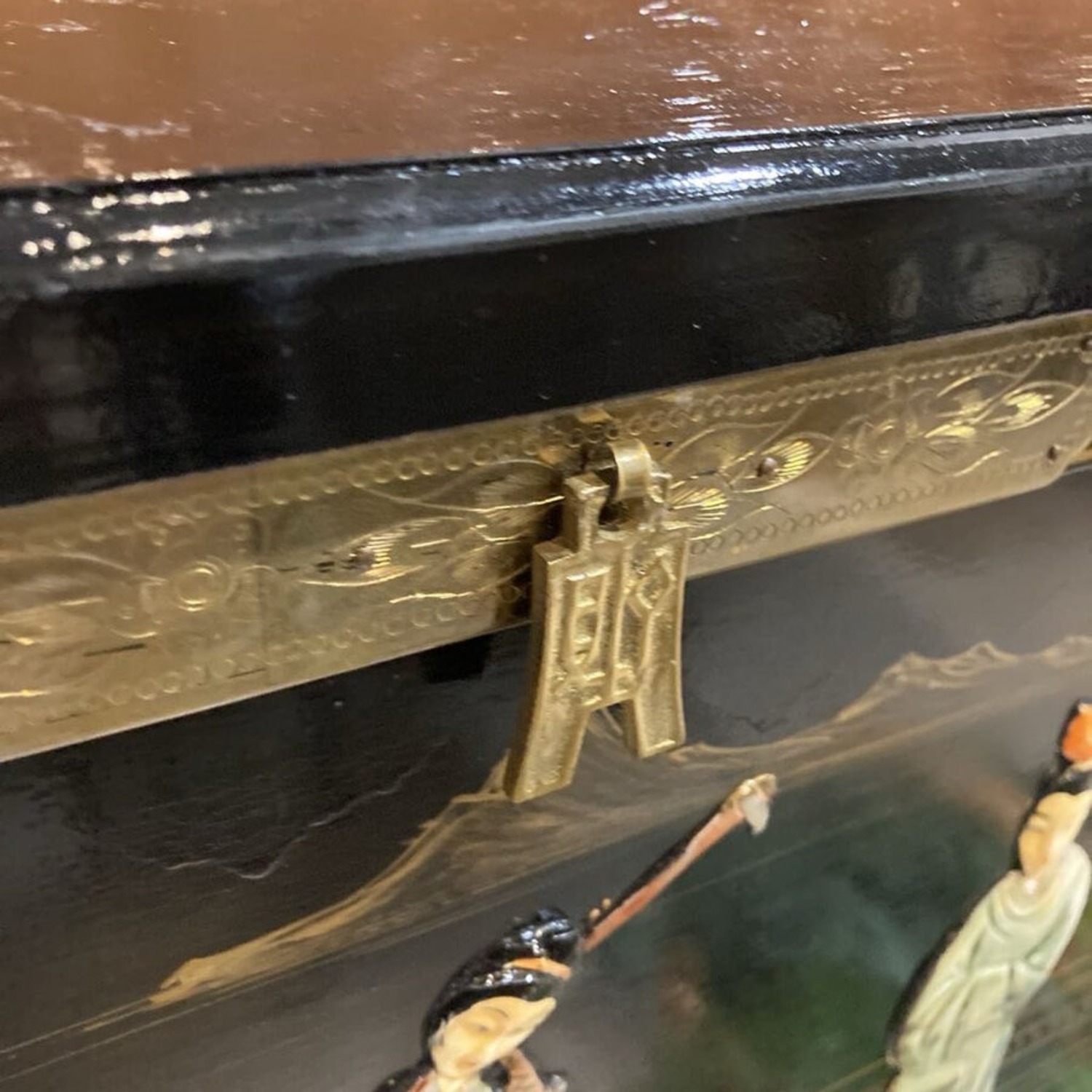 Oriental Flip-Top Bar Cabinet - image-12