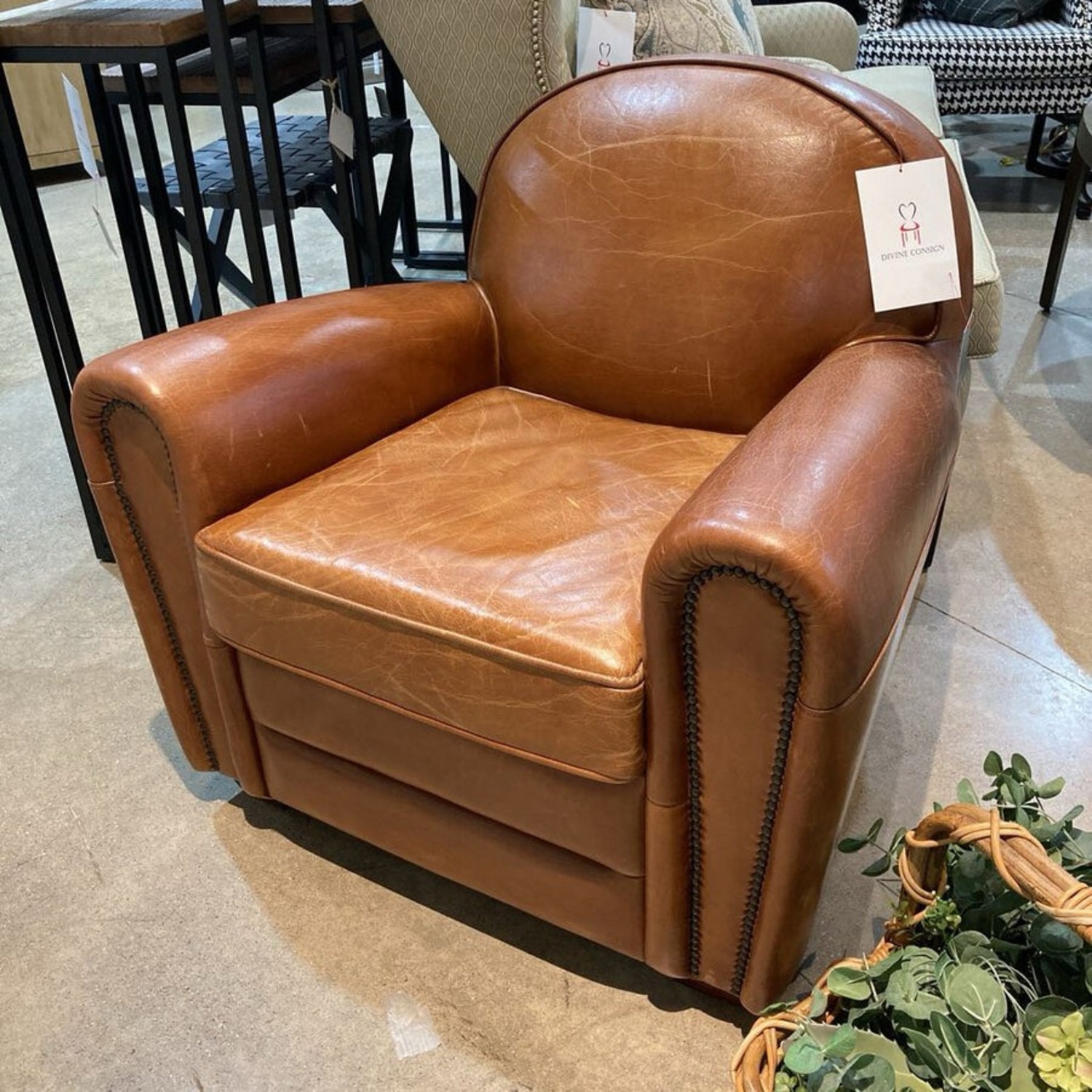 Pasargard Paris Leather Club Chair Luxurious Brown - image-2