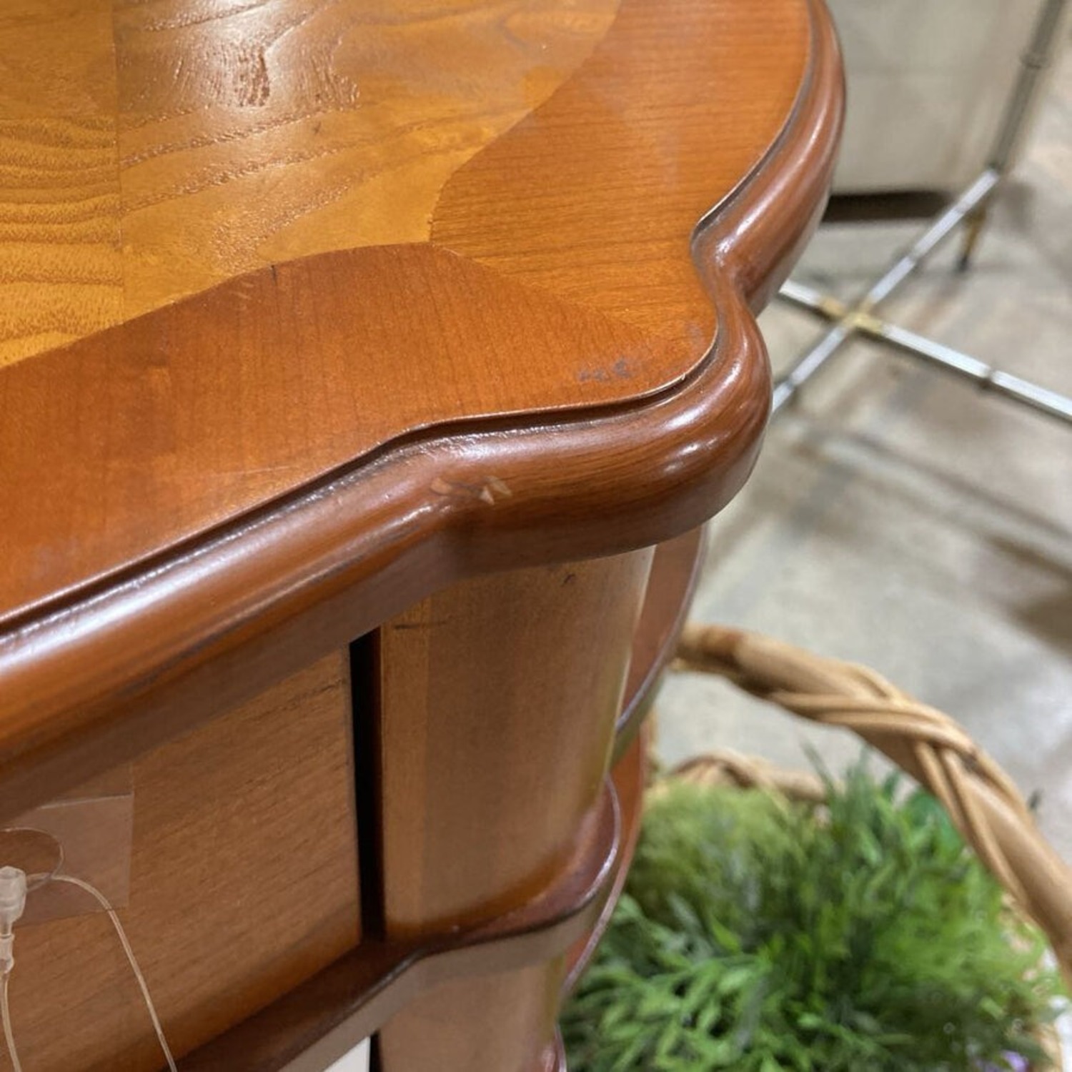 Ethel Oval 2-Drawer Side Table - image-5