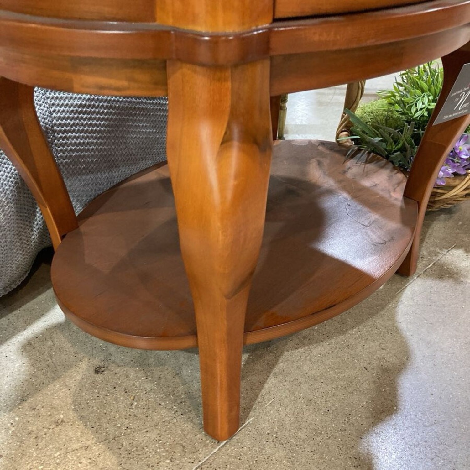 Ethel Oval 2-Drawer Side Table - image-11