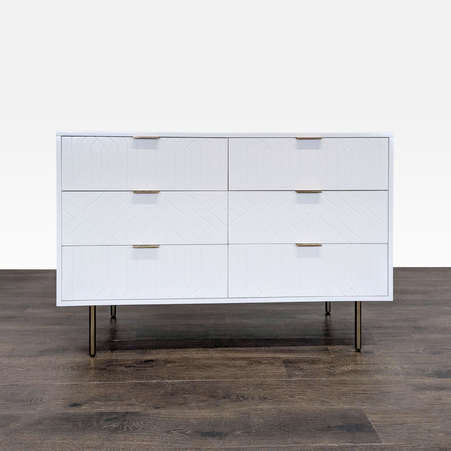 Pottery Barn Teen Jennings Modern White 6-Drawer Dresser - image-1