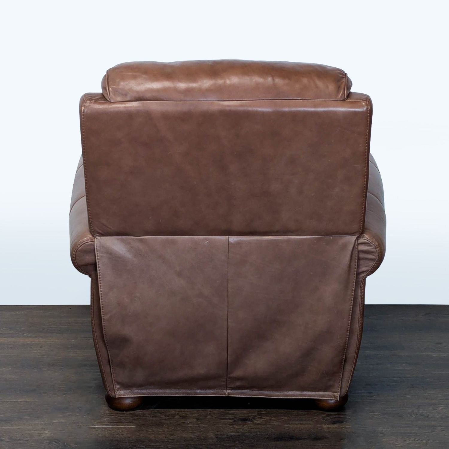 Classic Brown Leather Recliner Lounge Chair  - image-6