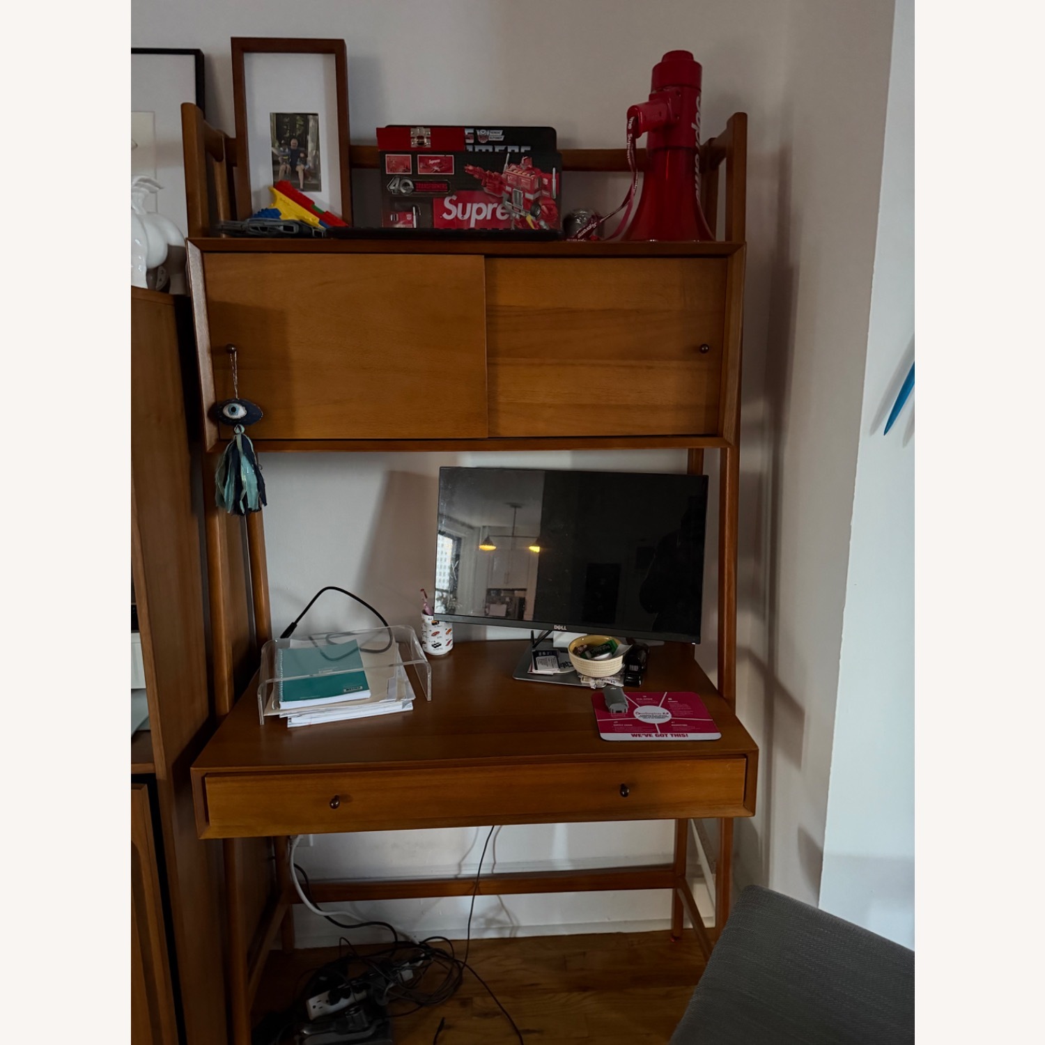 West Elm Mid Century Wall Desk - image-3
