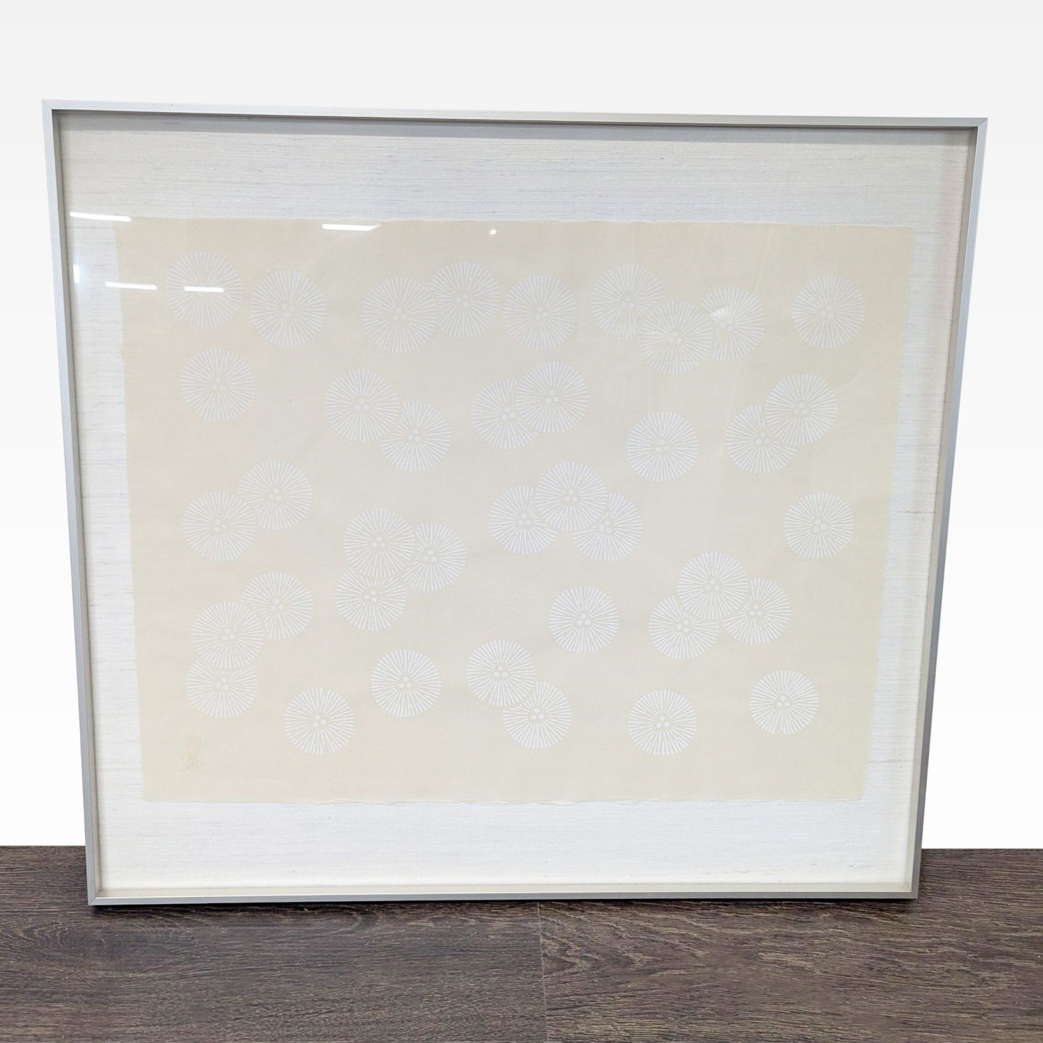 Framed Asian Ink on Silk  - image-2