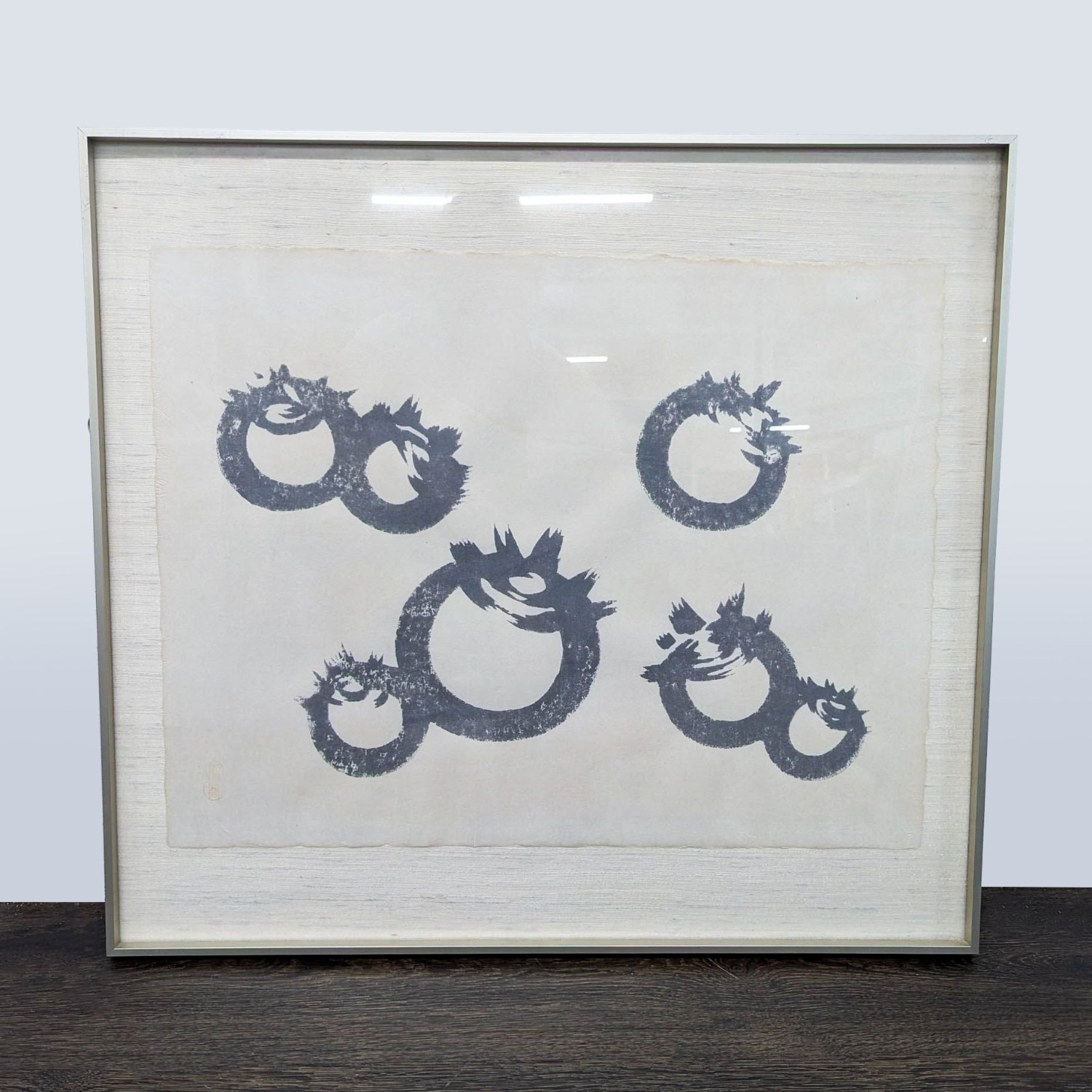 Original Asian Ink on Silk Painting  - image-1