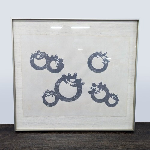 Used Original Asian Ink on Silk Painting  for sale on AptDeco
