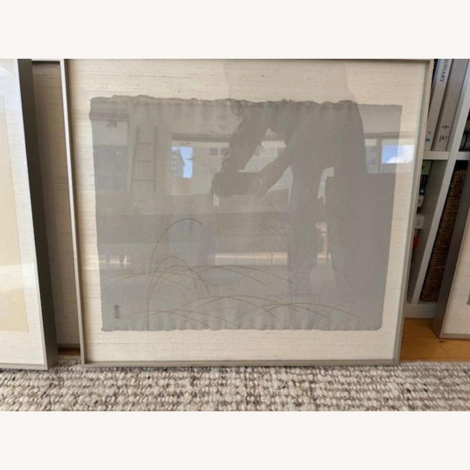 Framed Japanese Grass Print on Handmade Paper	 - image-5