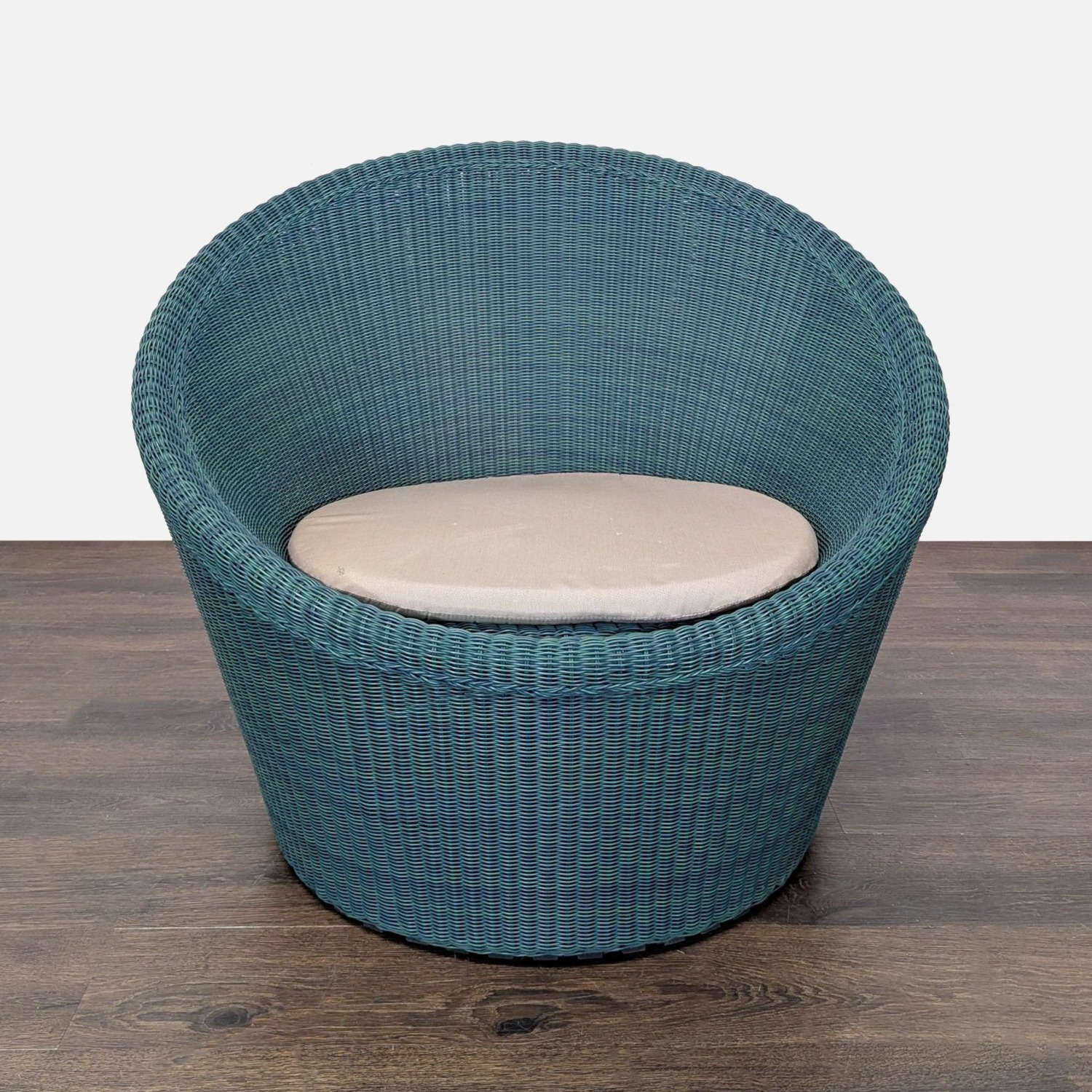 Crate & Barrel Calypso Woven Lounge Chairs  - image-2