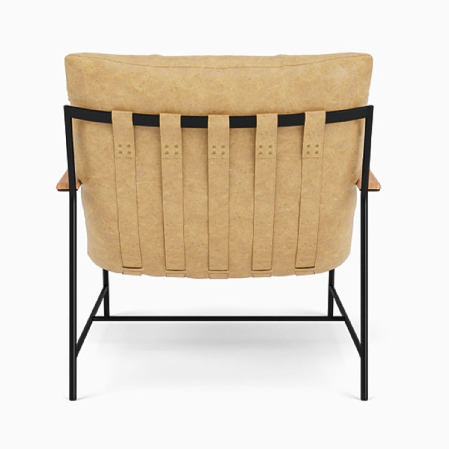 Denver Modern Vail Lounge Chair with Tan Leather - image-3