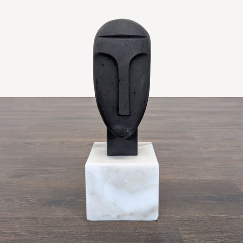Used Arteriors Home Modern Abstract Face Sculpture  for sale on AptDeco