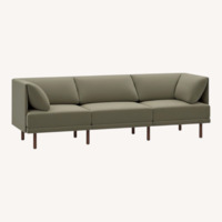 Burrow Range 3-Seat Sofa in Olive Green 