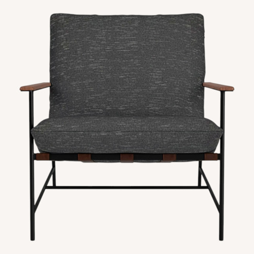 Used Denver Modern Vita Lounge Chair with Black Cushion for sale on AptDeco