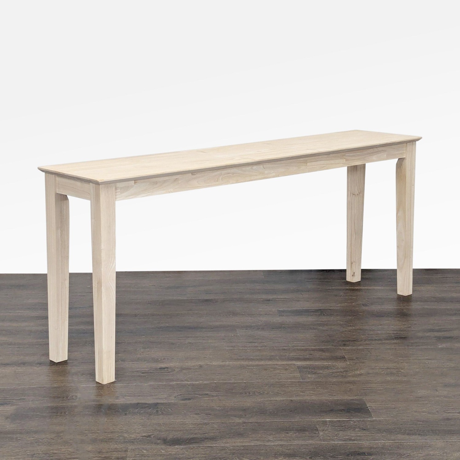 Gracie Oaks Jaier Unfinished Solid Wood Console - image-2