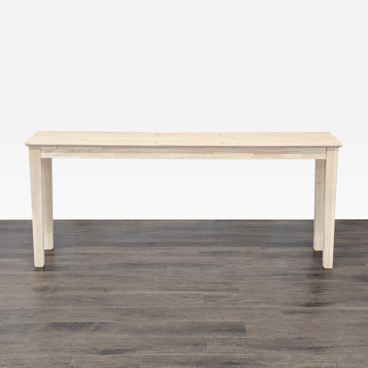 Gracie Oaks Jaier Unfinished Solid Wood Console - image-1