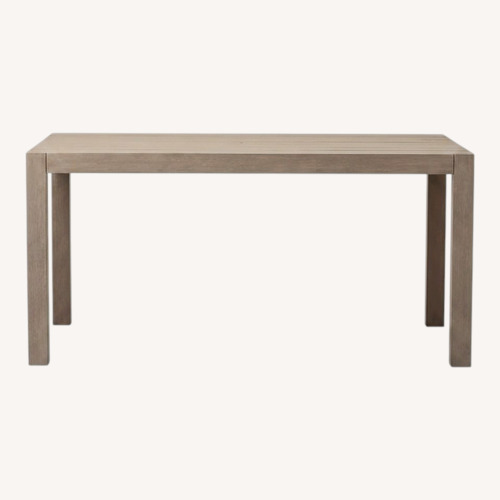 Used CB2 Matera Modern Outdoor Slatted Dining Table  for sale on AptDeco