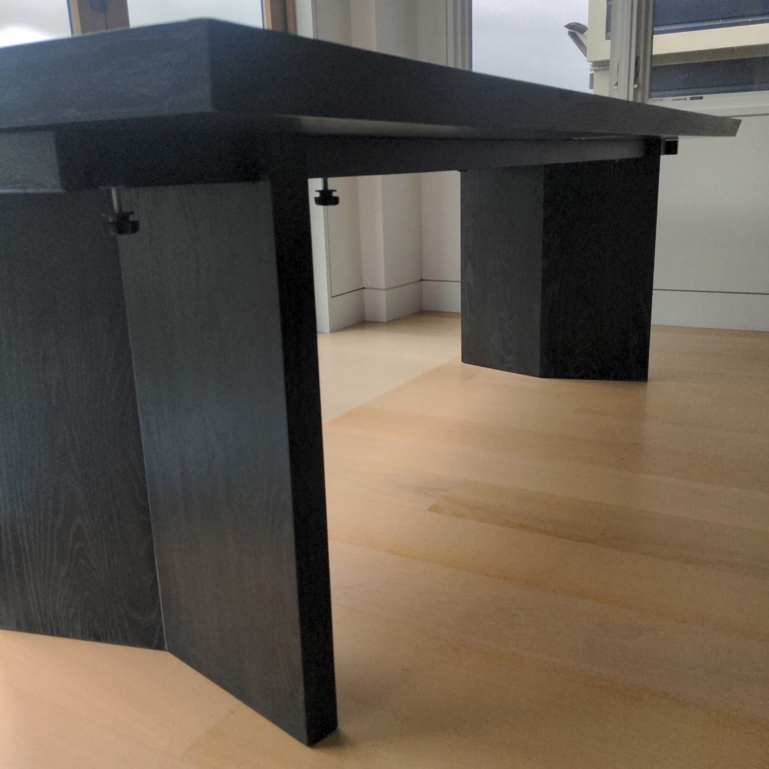 Williams Sonoma Knife Edge Expandable Dining Table - image-12