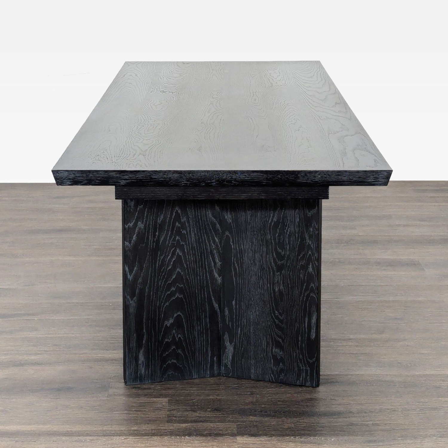Williams Sonoma Knife Edge Expandable Dining Table - image-6