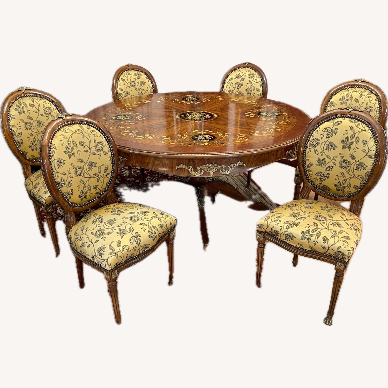 European Light Brown Wood Dining Sets - image-1