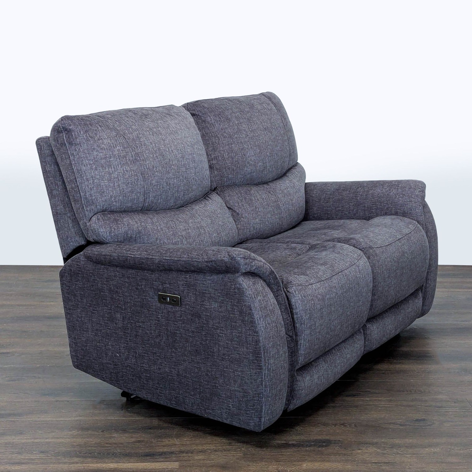 Living Spaces Nash Electric Reclining Loveseat - image-2