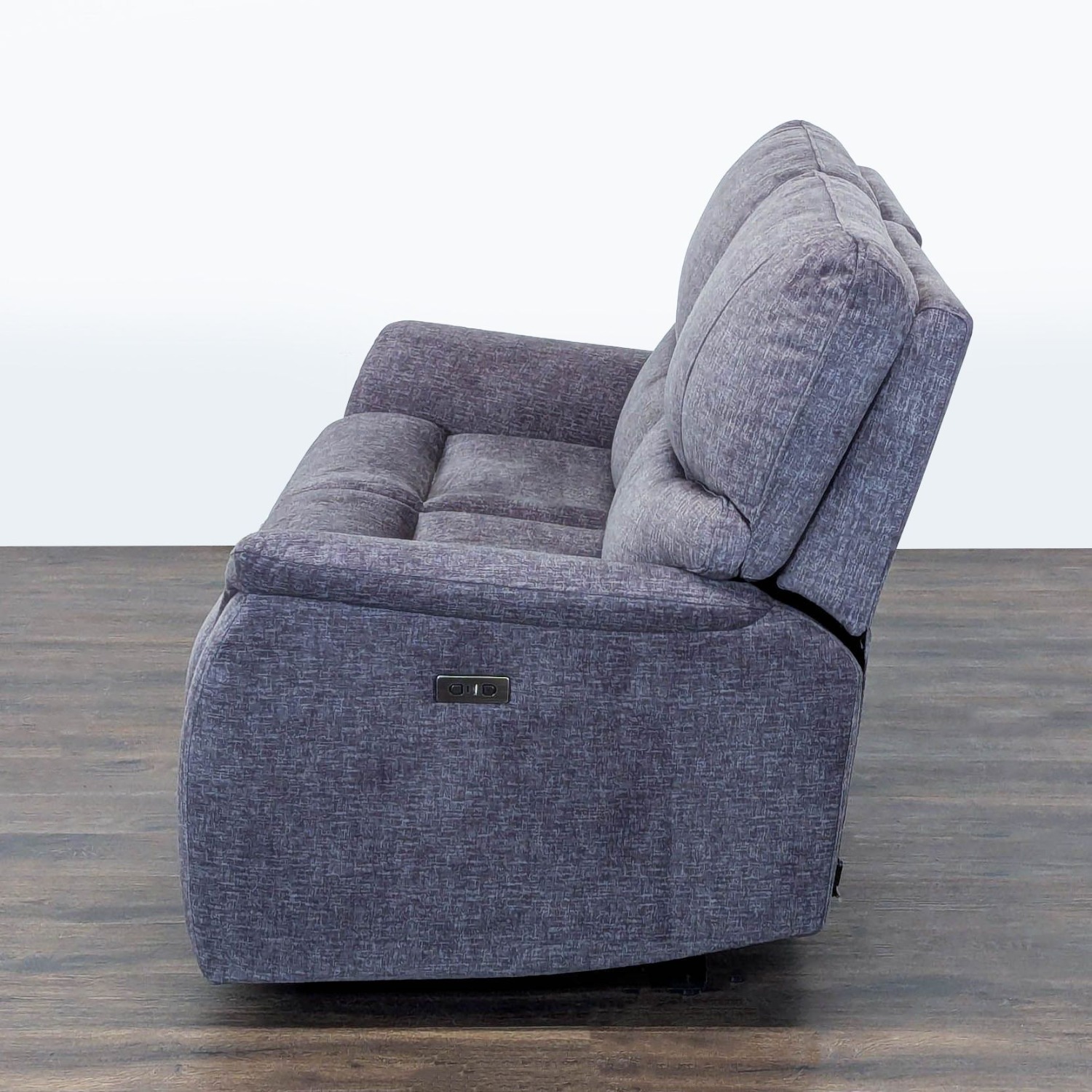 Living Spaces Nash Electric Reclining Loveseat - image-5