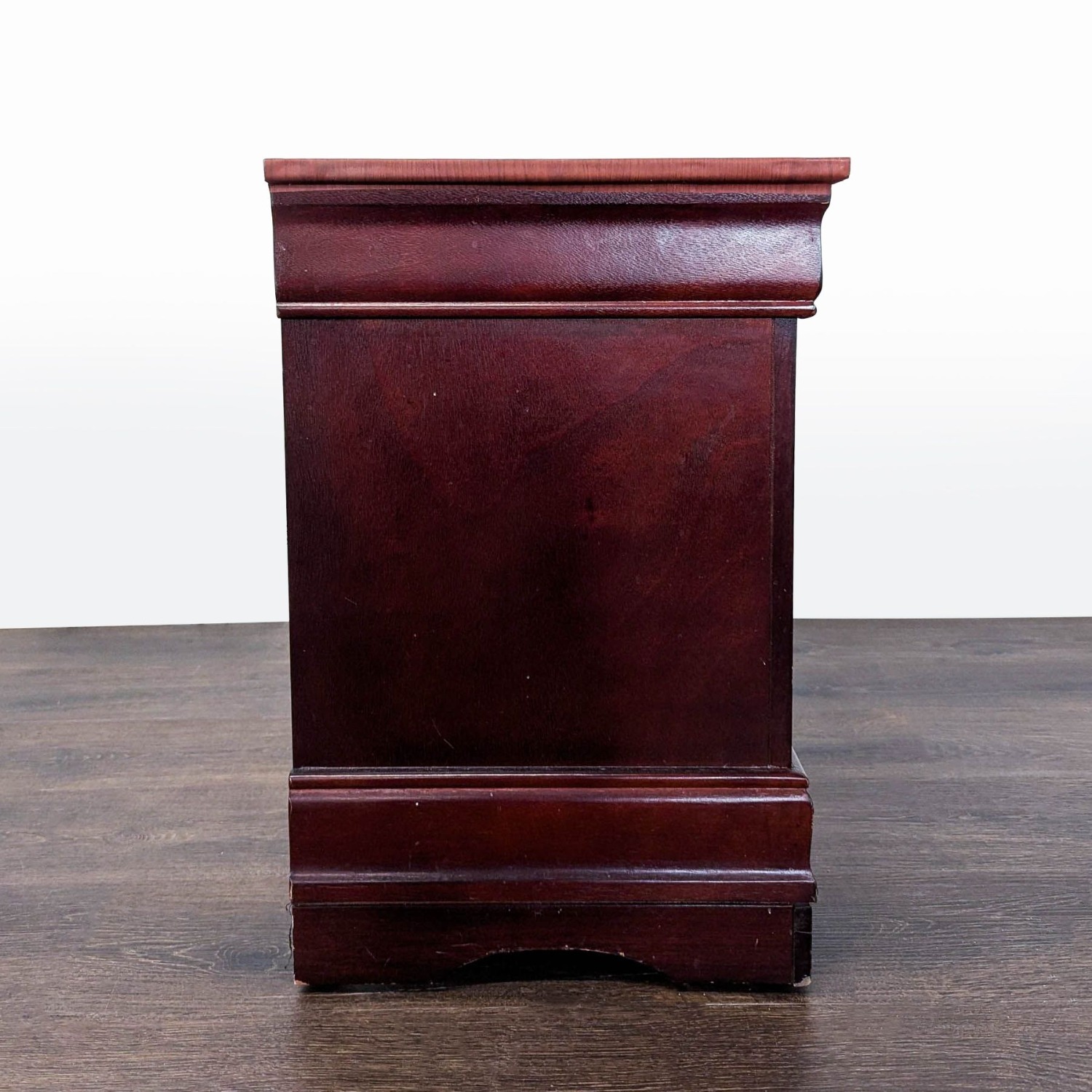 Two Drawer Wood Nightstand - image-3