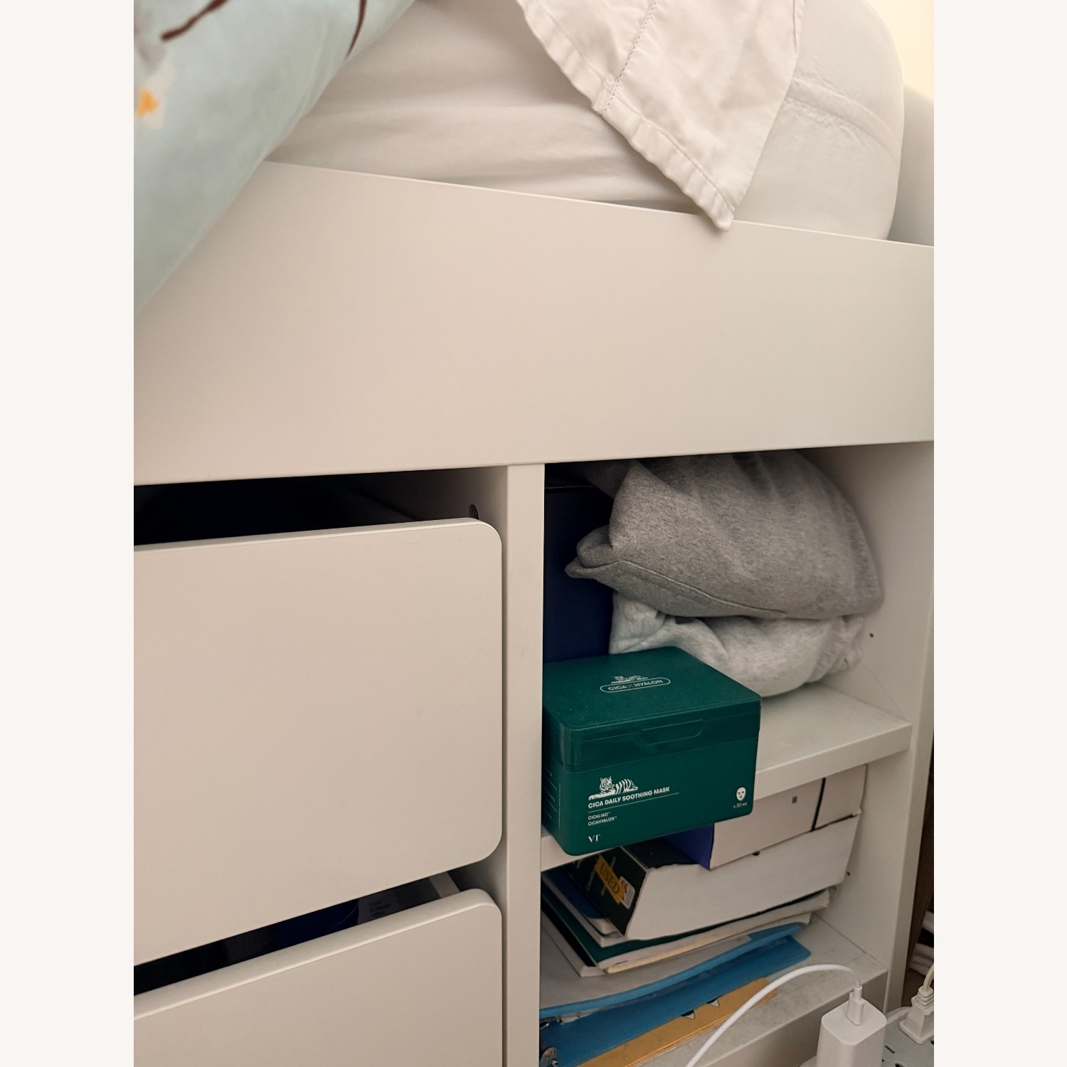 IKEA Slakt White Twin Storage Bed - image-4