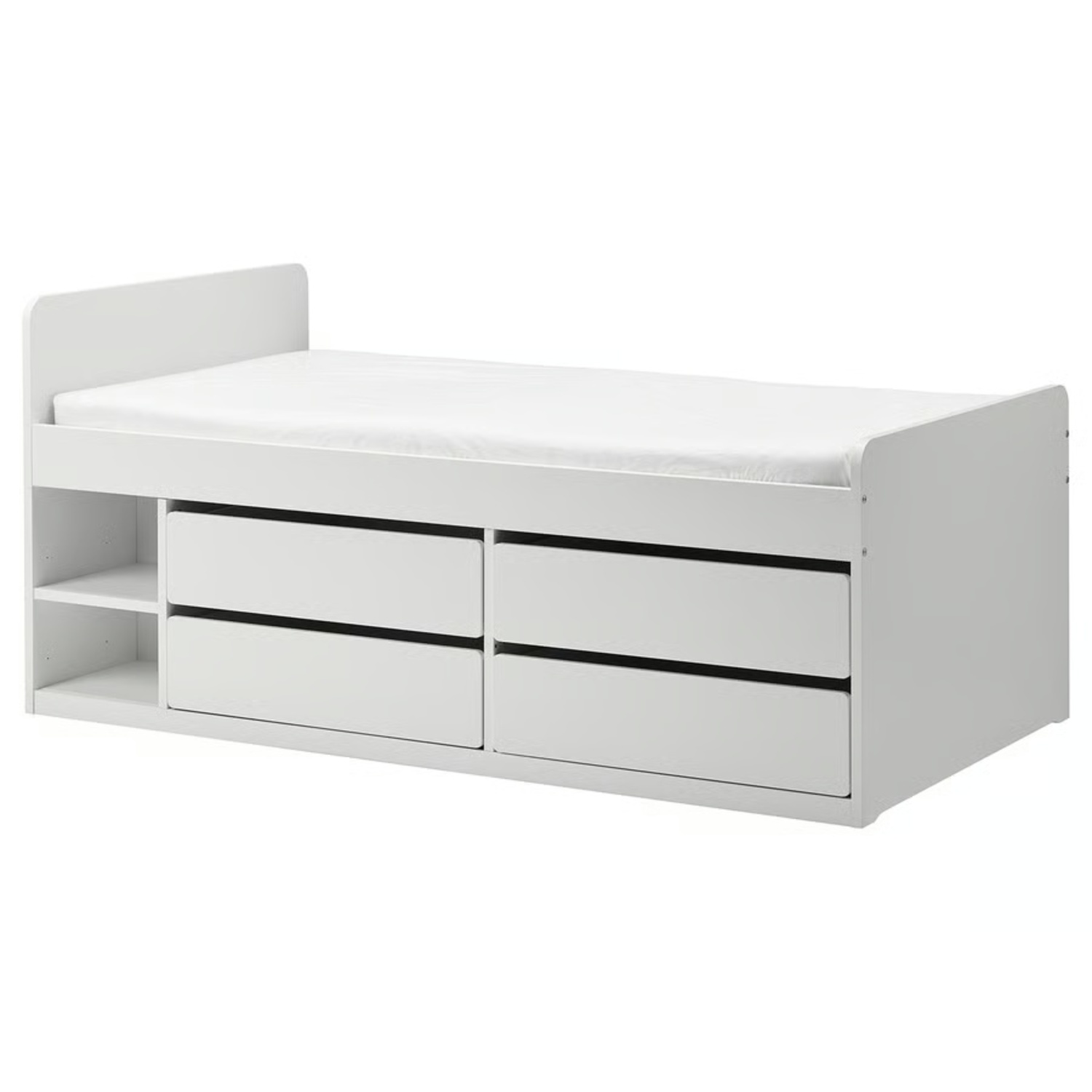 IKEA Slakt White Twin Storage Bed - image-5