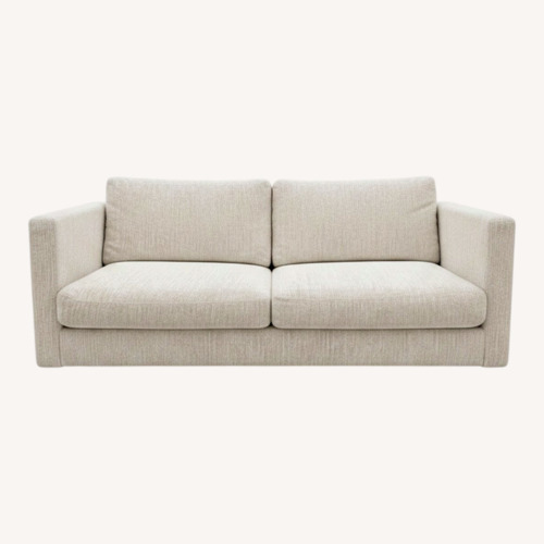 Used Milo Baughman White Fabric Loveseat for sale on AptDeco