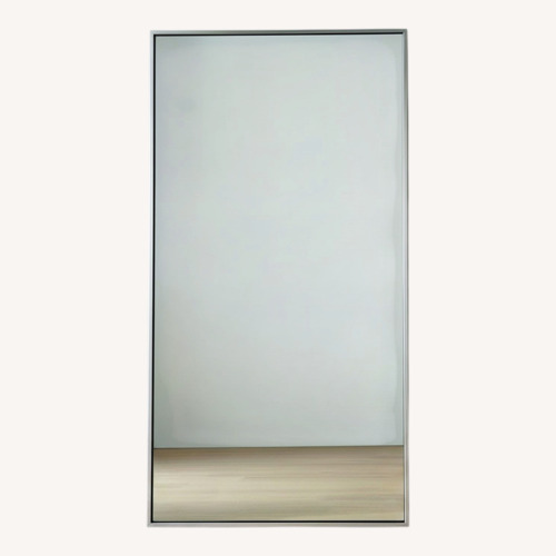 Used West Elm Metal Frame Floor Mirror - Brushed Metal for sale on AptDeco