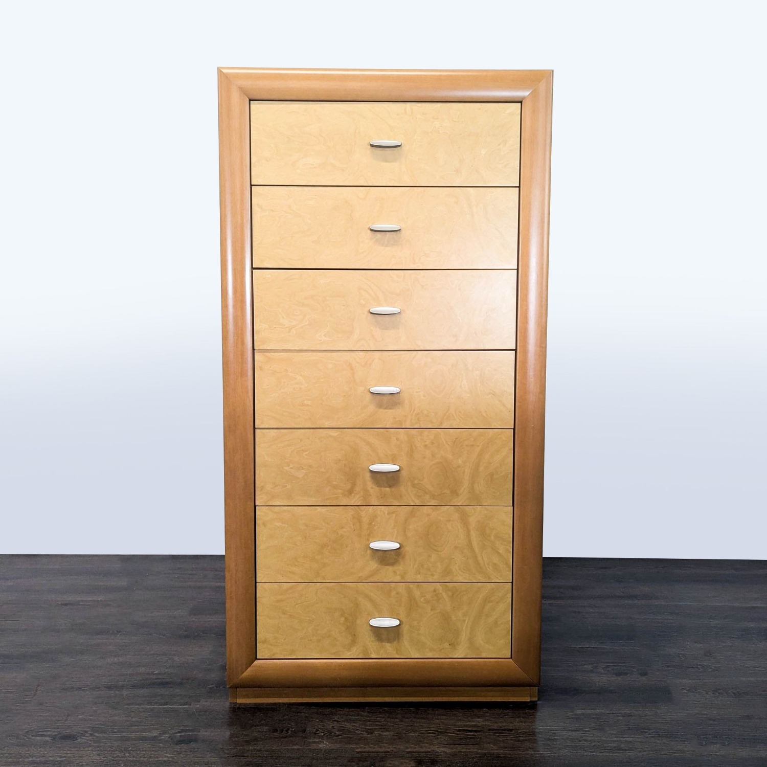 Calligaris Italian Furniture Tall 7-Drawer Wood - image-1