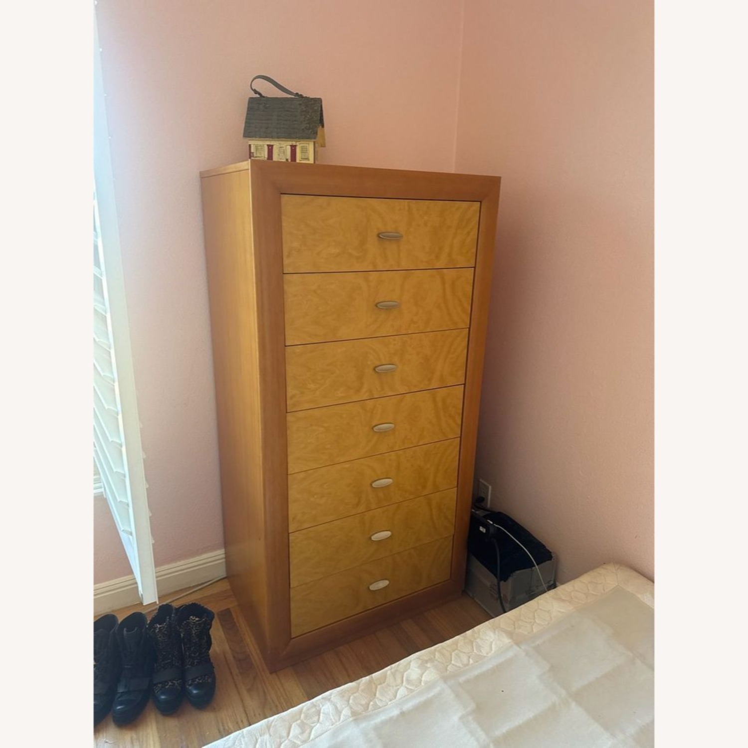 Calligaris Italian Furniture Tall 7-Drawer Wood - image-7