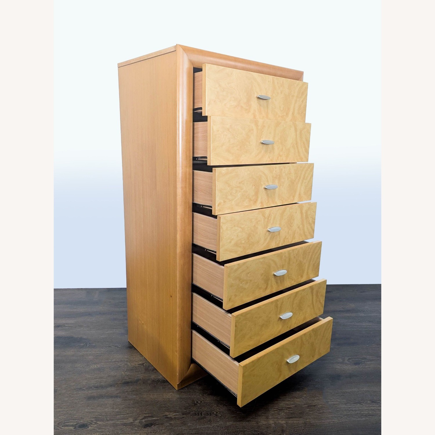 Calligaris Italian Furniture Tall 7-Drawer Wood - image-4