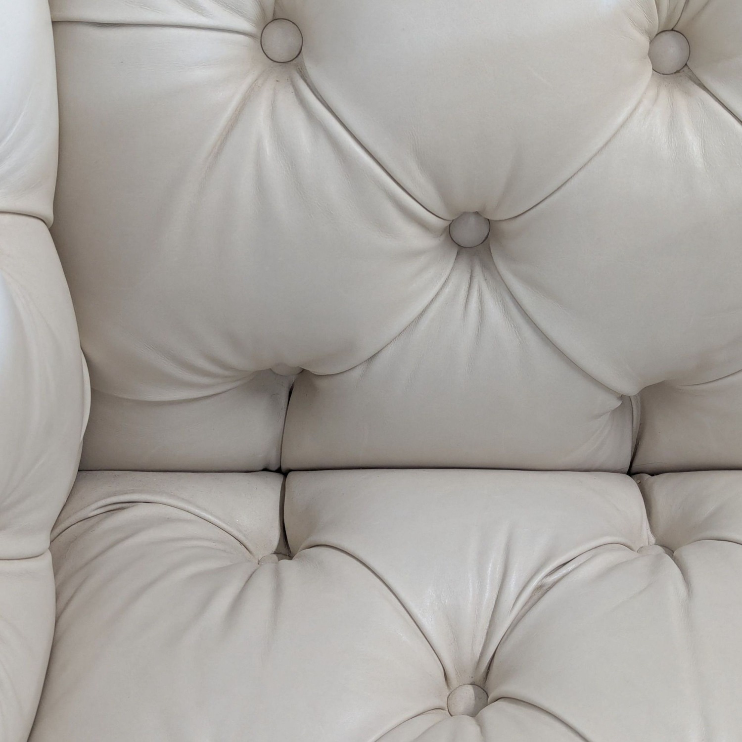 Elite Leather Mila Chair - Grotto Ivory Leather - image-7